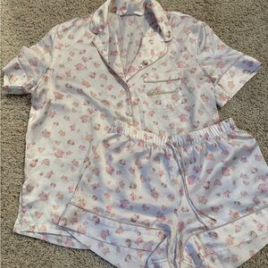 Floral Print Pajama Set